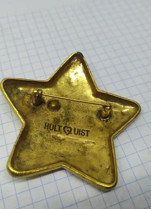 Брошка зірка hultquist. важка6 фото