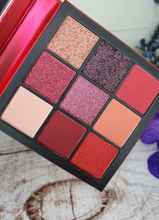 Палетка теней ruby obsessions huda beauty3 фото