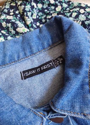 Плаття-сорочка джинсове на ґудзиках куртка-сорочка з поясом міні2 фото