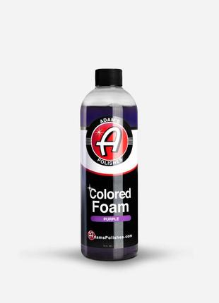 Цветная пена автошампунь для мойки авто colored foam adams-473 мл