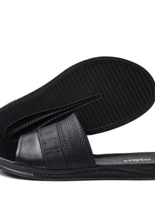 Кожаные шлепанцы