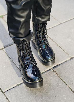 Черевики dr. martens galaxy premium з замком ботинки