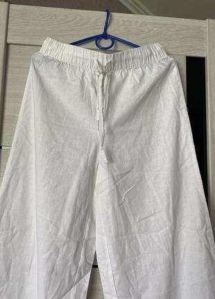 Отличные коттоновые брюки с широкой штаниской2 фото