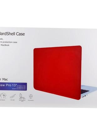 Чехол накладка crystal case для apple macbook pro 13.3 2020 red