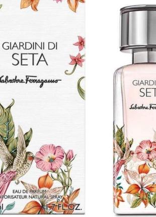 Парфумована вода salvatore ferragamo giardini di seta аромат для чоловіків і жінок (оригінал) - edp 50 ml