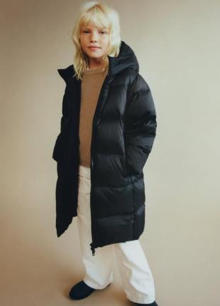 Детская новая зимняя куртка пуховик пальто zara размер 116 унисекс8 фото