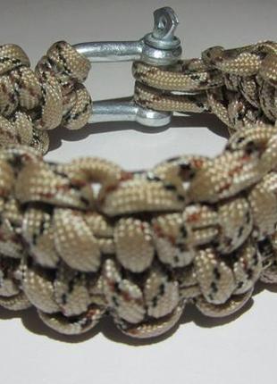 Быстрорасплетаемый браслет из паракорда