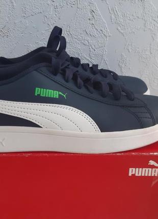 Кроссовки-кеды puma 39р. кожаные новые1 фото