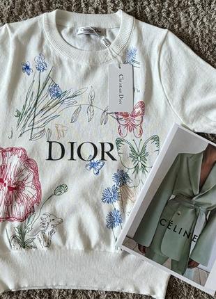 Кофтинка, футболка в стиле dior1 фото