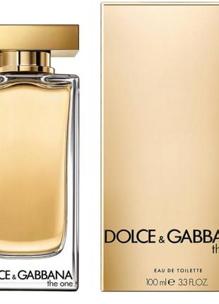 Туалетна вода dolceandgabbana the one eau de toilette для жінок - edt 100 ml