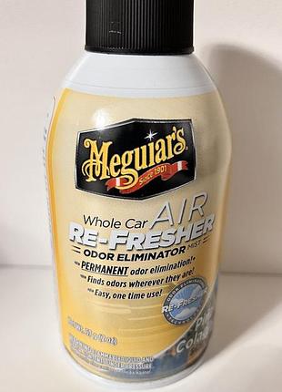 Освіжувач повітря в авто аромат піна колада meguiar's air re-fresher pina colada scent, 57 г