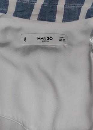 Mango,чужный льняной пиджак.4 фото