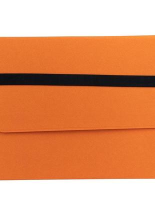 Чохол-сумка з повсті фетр wiwu apple macbook 13,3 orange