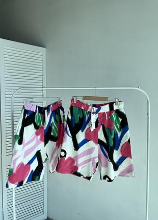 Шорти принт zara
