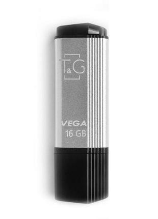 Флешка юсб t&g vega 121 usb flash drive 2.0 16 гб steel