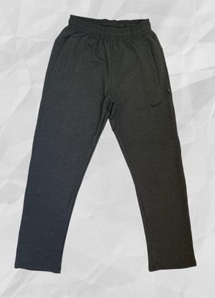 Спортивные штаны мужские двунить серый1 фото