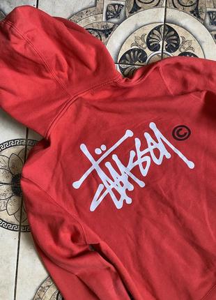 Мужская кофта худи реглан толстовка зип худи stussy vintage stock logo9 фото