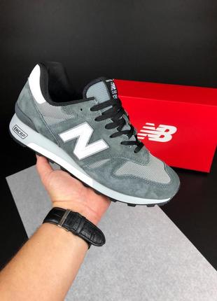 Мужские сетчатые, серые с белым\черные, стильные кроссовки new balance 1300. 41-46 гг. 12241 дш деми5 фото