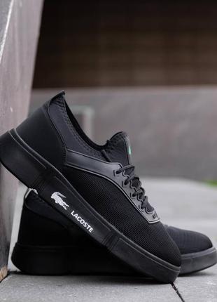 Кроссовки lacoste black2 фото