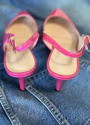 Туфли лодочки лакированные женские в стиле zara5 фото
