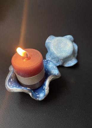 Свечак «волшебный грибочек» candleholder magic mushroom2 фото