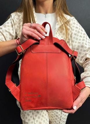 Кожаный рюкзак из натуральной кожи3 фото