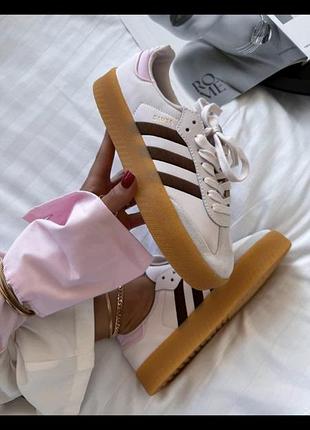 Ad samba platform clear pink