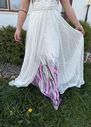 Выпускное платье бисер камней2 фото