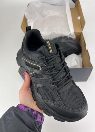 Кроссовки skechers bobs sport sierra - edge &amp; flow 117307 bbk, оригинальные кроссовки скейчерс женские черные2 фото