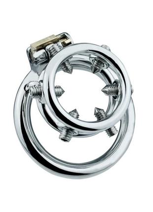 Stainless steel chastity device zc213 18+