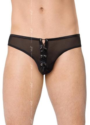 Чоловічі трусики - mens briefs 4516, black  18+