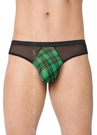 Чоловічі трусики - mens briefs 4524, green  18+