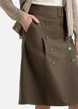 Базова спідниця на запах з паском №119