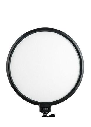 Кольцевая лампа led camera light circular 14 дюйма remote m666 мощностью 80вт black