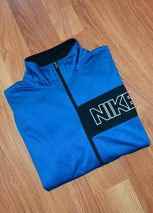 Уникальная синяя спортивная кофта олимпийка nike7 фото