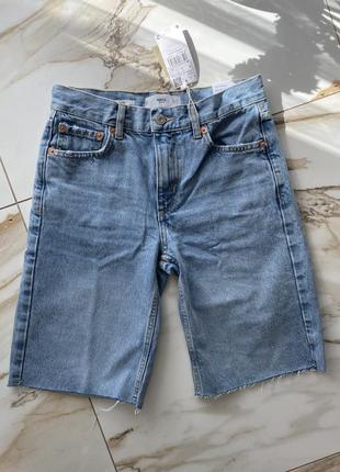 Джинсовые шорты бермуды женские/ джинсы mango4 фото