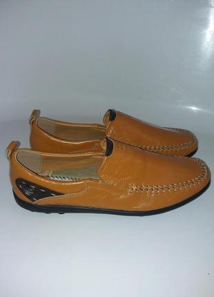 Мужские туфли натуральная кожа брендовые.3 фото