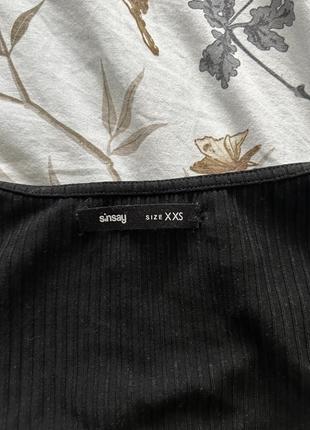 Черное мини платье в рубчик 8