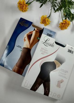 Моделюючі колготки з утяжкою - шорти levante magic shaper 40 den леванте мейджик шепер