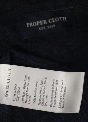 Рубашка proper cloth, merino wool7 фото