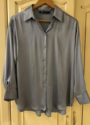 Базова сорочка від zara оверсайз3 фото