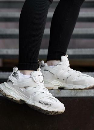 Женские кроссовки balenciaga track 3.0 white3 фото