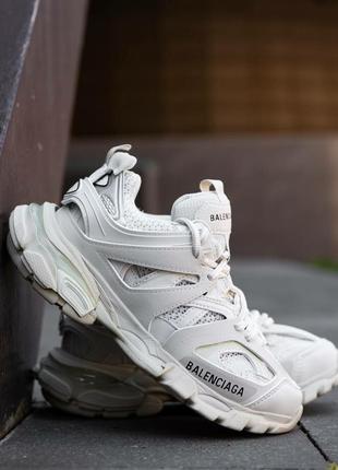 Женские кроссовки balenciaga track 3.0 white7 фото