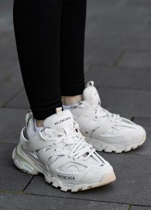 Жіночі кросівки balenciaga track 3.0 white