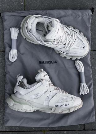 Женские кроссовки balenciaga track 3.0 white8 фото