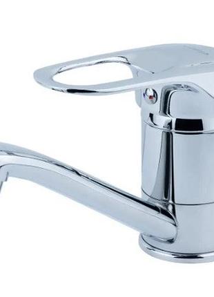 Смеситель mj ø40 для кухни гусак прямой 150мм на шпильке