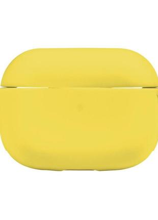 Чехол с карабином silicone case airpods pro canary yellow