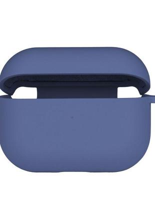Чехол с микрофиброю silicone case airpods pro royal blue