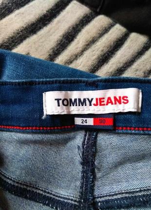 Брендовые джинсы скинни с высокой талией tommy hilfiger, 24 pазмер.4 фото