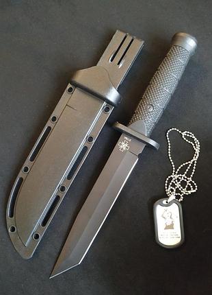 Тактичний ніж танто columbia 30 см зсу. великий мисливський туристичний ніж з чохлом.